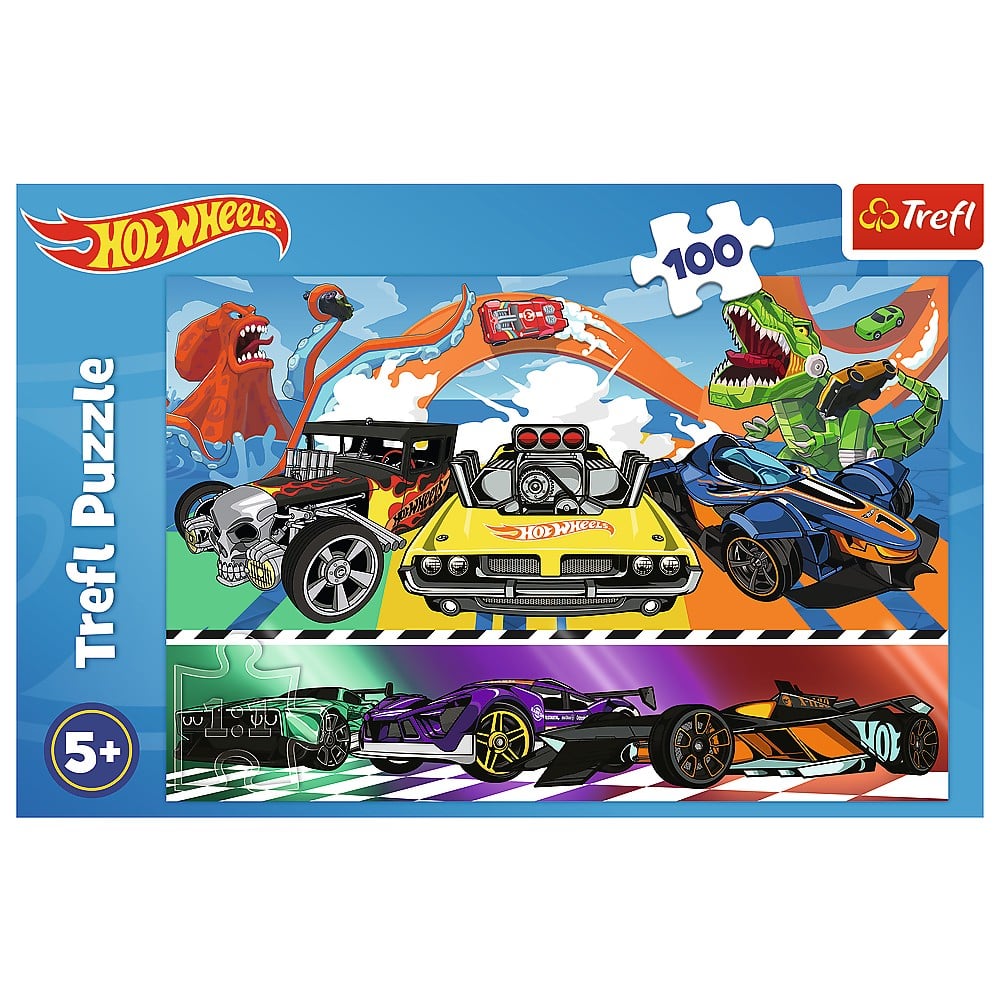 PUZZLE TREFL 100 HOT WHEELS MASINILE DE CURSE [3]