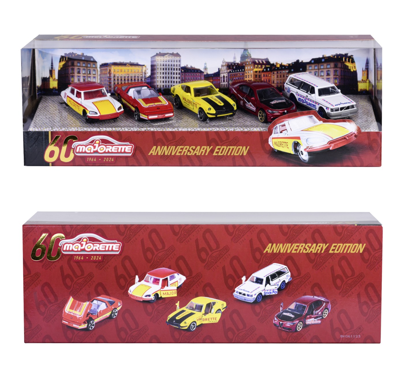 MAJORETTE MASINUTE METALICE PACHET ANIVERSAR 60 DE ANI 5 MASINI [3]