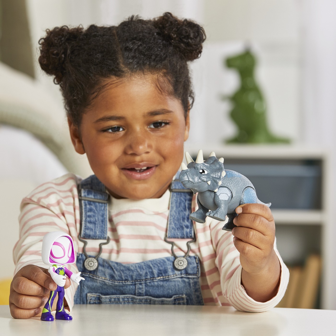 SPIDEY SI PRIETENII MARVEL DINO WEBS GHOST-SPIDER SI RHINO DINO [3]