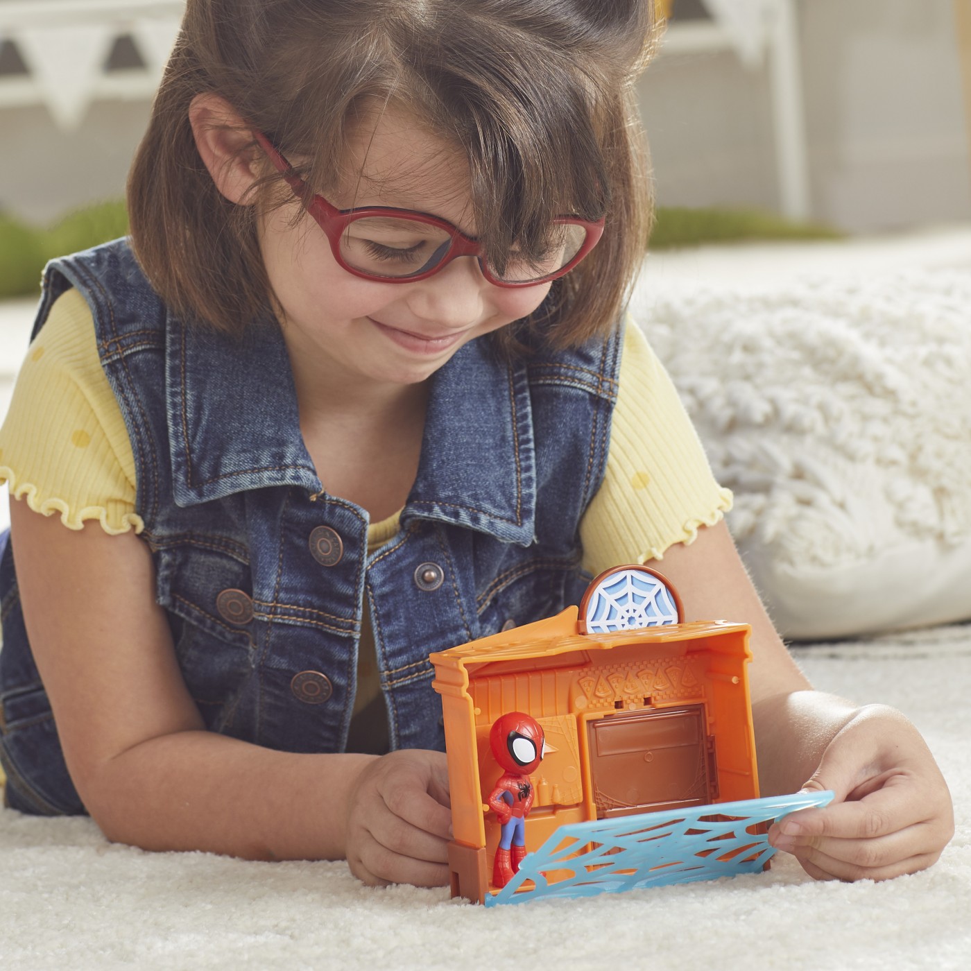 SPIDEY PRIETENII EXTRAORDINARI CITY BLOKS SET DE CONSTRUCTIE PIZZERIE [4]