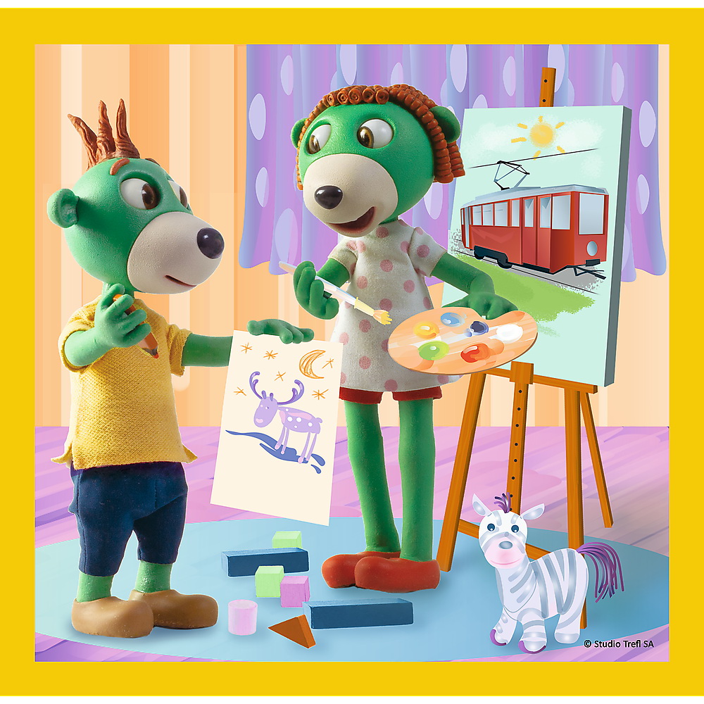 PUZZLE TREFL 3IN1 DISTRACTIE IN FAMILIA TREFILIKI [4]