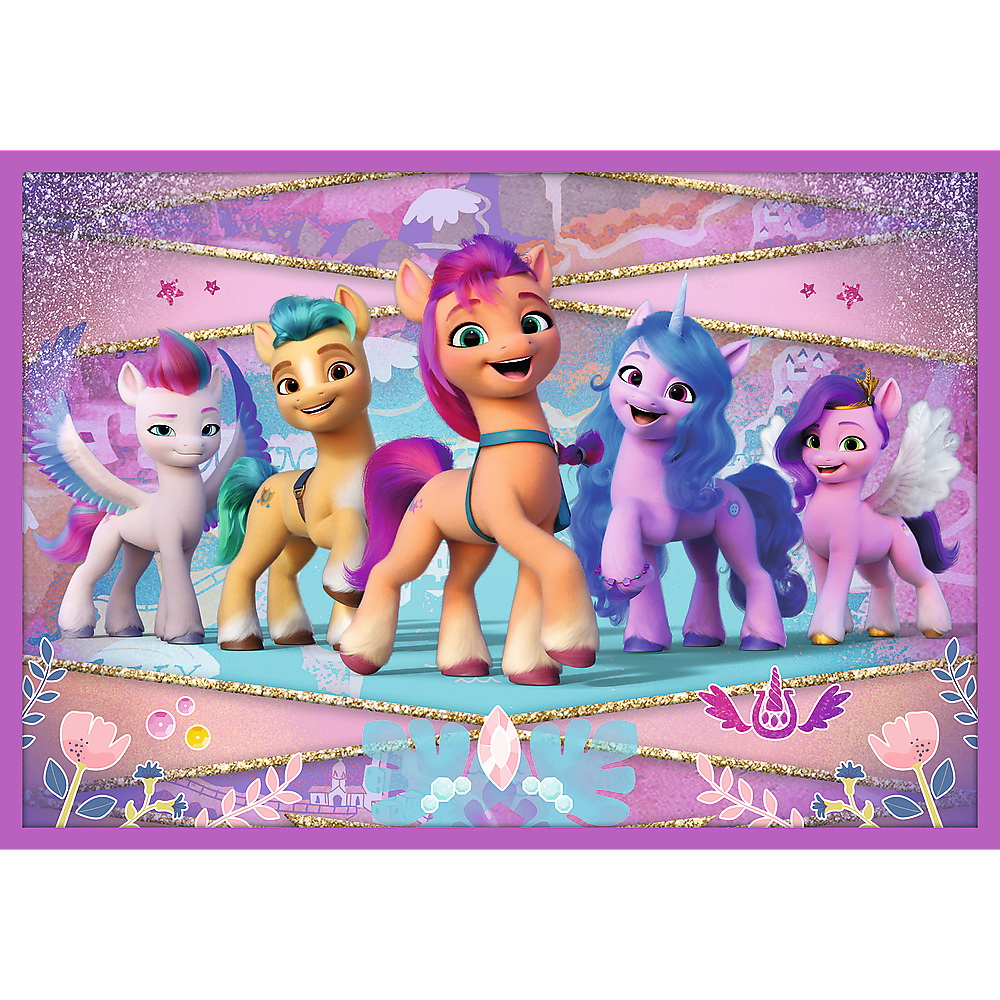 PUZZLE TREFL 10IN1 MY LITTLE PONY -  PONEII STRALUCITORI [4]