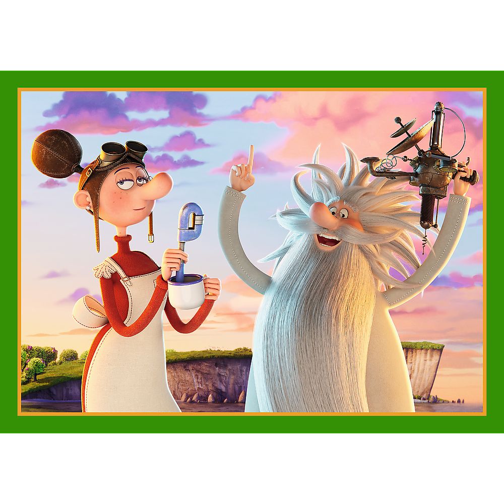 PUZZLE TREFL 4IN1 LUMEA DRAGONULUI DIPLODOK [4]