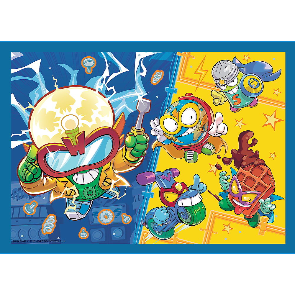 PUZZLE TREFL 4IN1 SUPER THINGS SUPER ACTIUNEA [4]
