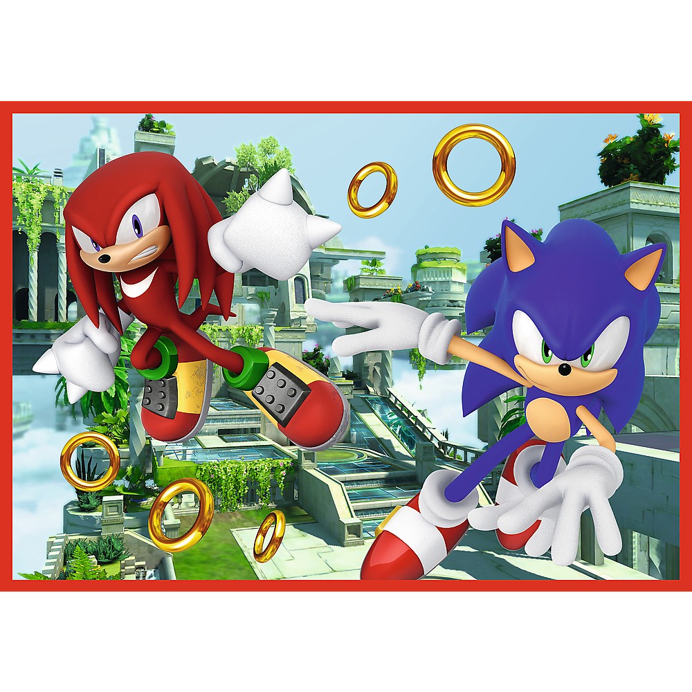 PUZZLE TREFL 4IN1 SONIC AVENTURILE LUI SONIC [4]