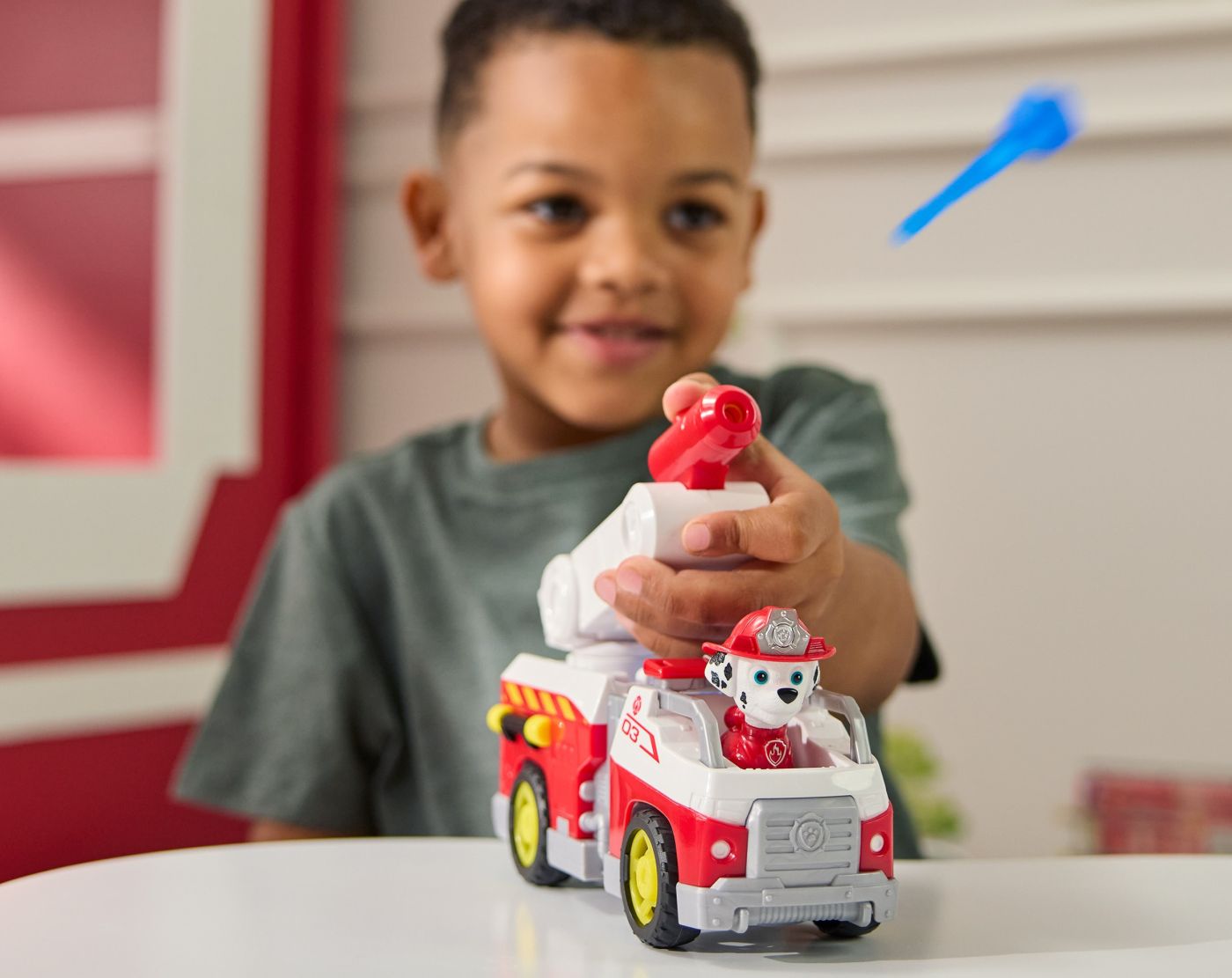 PATRULA CATELUSILOR VEHICUL DE SALVARE MASINA DE POMPIERI SI FIGURINA MARSHALL [4]