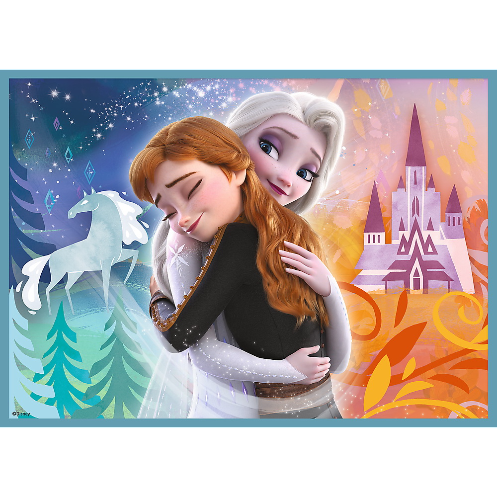 PUZZLE TREFL 4IN1 FROZEN 2 UIMITOAREA LUME DISNEY [4]