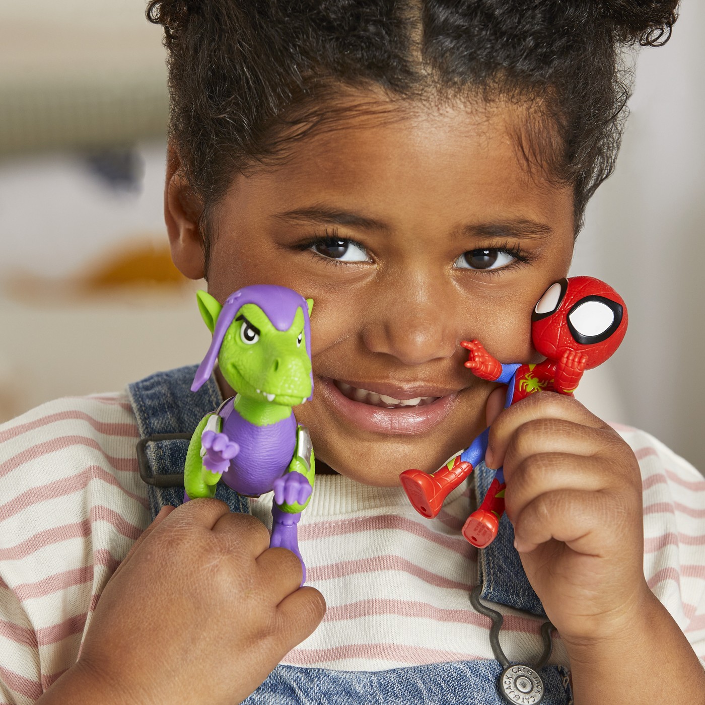 SPIDEY SI PRIETENII MARVEL DINO WEBS SPIDEY SI GOBLIN RAPTOR [4]