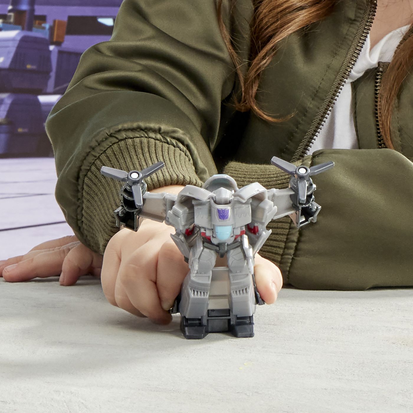 TRANSFORMERS EARTHSPARK FIGURINA MEGATRON 1 STEP SMASH TO CHANGE [5]