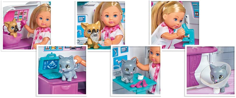 PAPUSA EVI VETERINAR CU RULOTA ACCESORIZATA [5]