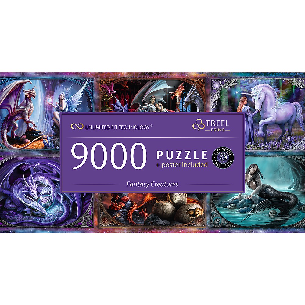 PUZZLE TREFL UFT 9000 ANNE STOKES COLLECTIONS CREATURI FANTASTICE [5]