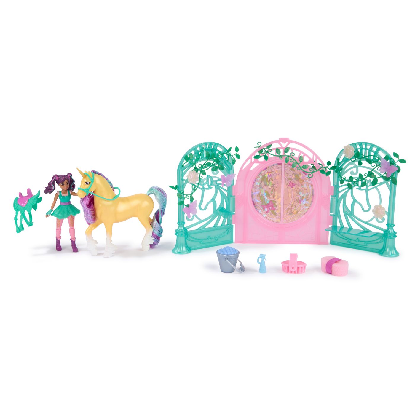 UNICORN ACADEMY SET PAPUSA AVA SI UNICORNUL LEAF CU ACCESORII [5]