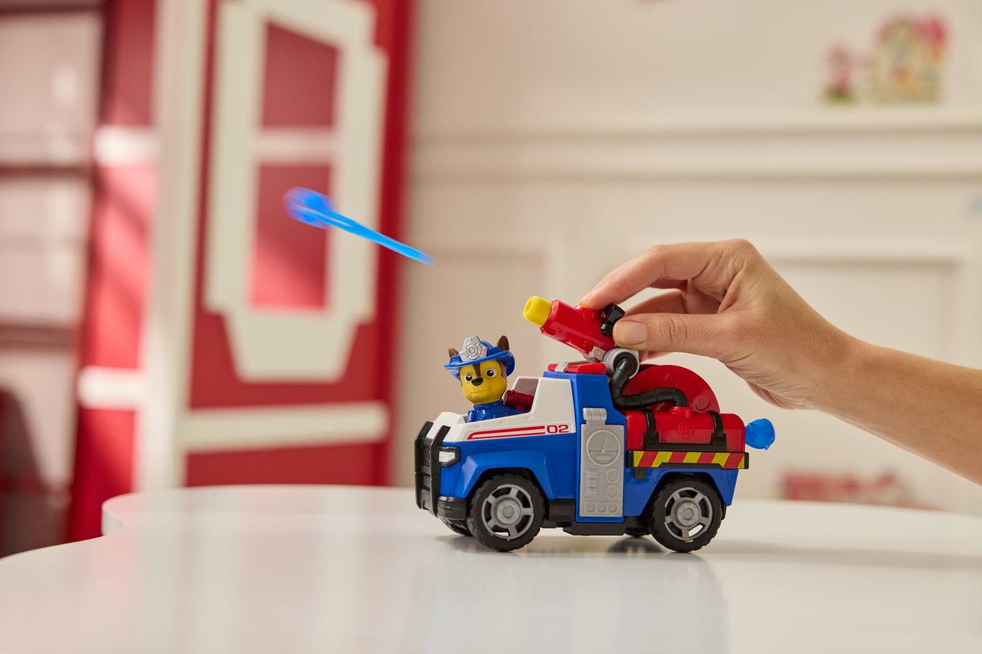 PATRULA CATELUSILOR VEHICUL DE SALVARE MASINA DE POMPIERI SI FIGURINA CHASE [5]