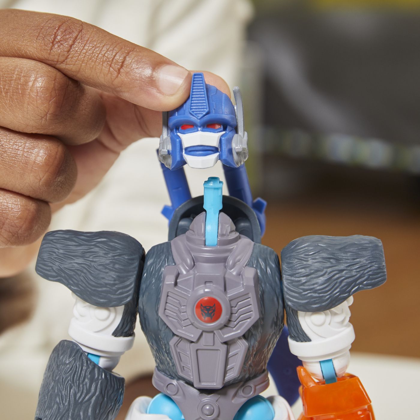TRANSFORMERS MIX MASHERS FIGURINA OPTIMUS PRIMAL 12CM SI ACCESORII [5]
