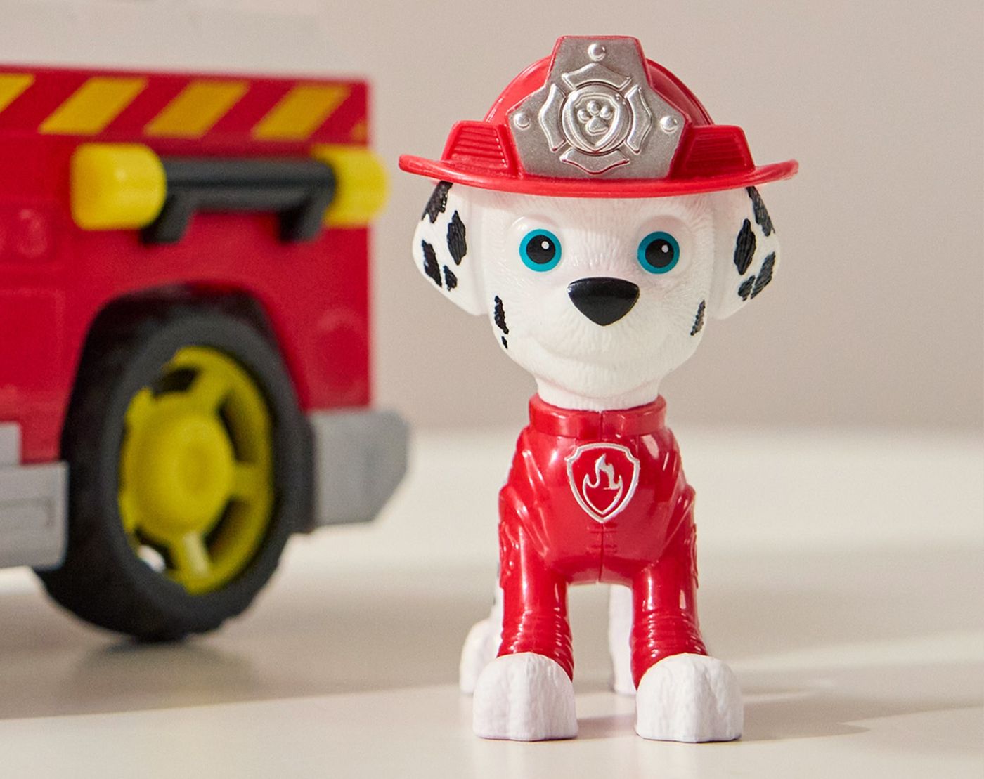 PATRULA CATELUSILOR VEHICUL DE SALVARE MASINA DE POMPIERI SI FIGURINA MARSHALL [5]