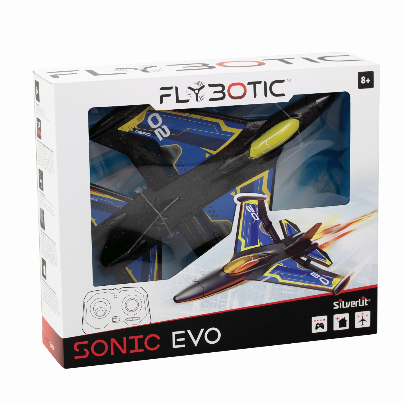 SILVERLIT FLY BOTIC AVION CU TELECOMANDA SONIC EVO [5]