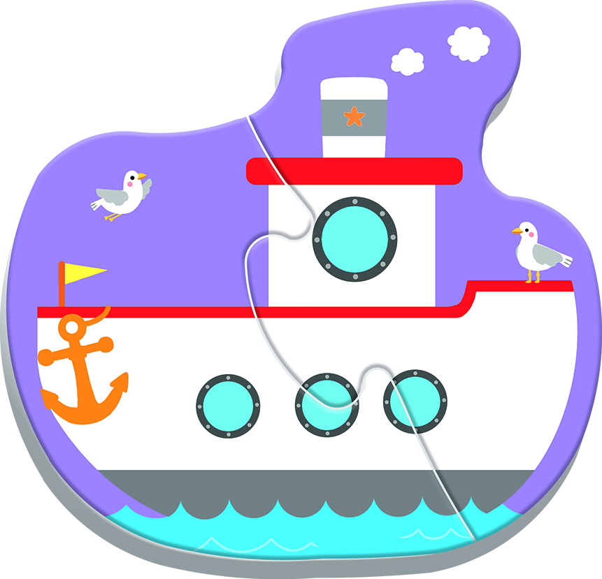 PUZZLE TREFL BABY CLASIC VEHICULE PENTRU TRANSPORT 8 PIESE [6]