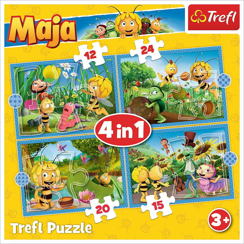 PUZZLE TREFL 4IN1 AVENTURILE ALBINUTEI MAYA [6]