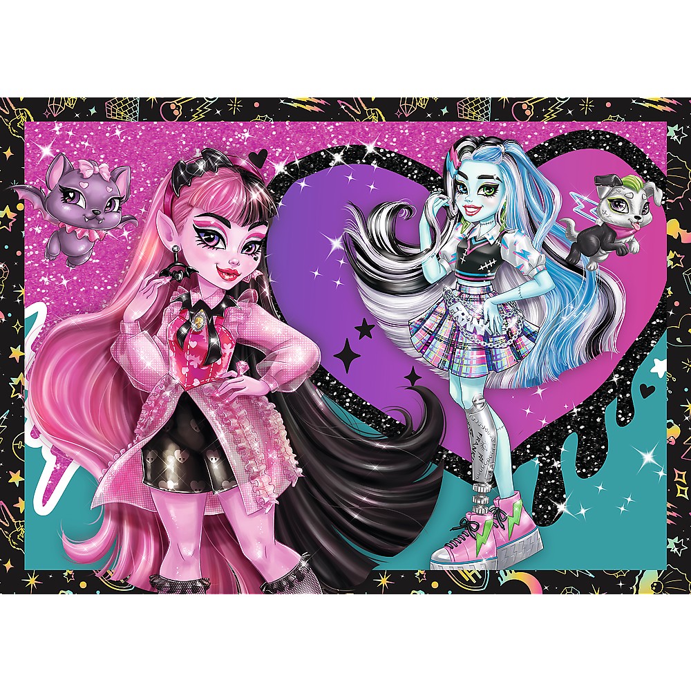 PUZZLE TREFL 4IN1 MONSTER HIGH O ZI ELECTRIZANTA [6]