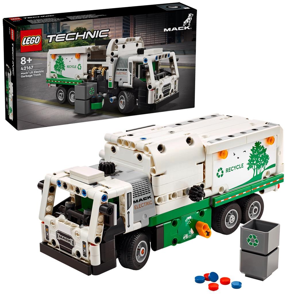 LEGO TECHNIC AUTOGUNOIERA MACK LR ELECTRIC 42167 [6]