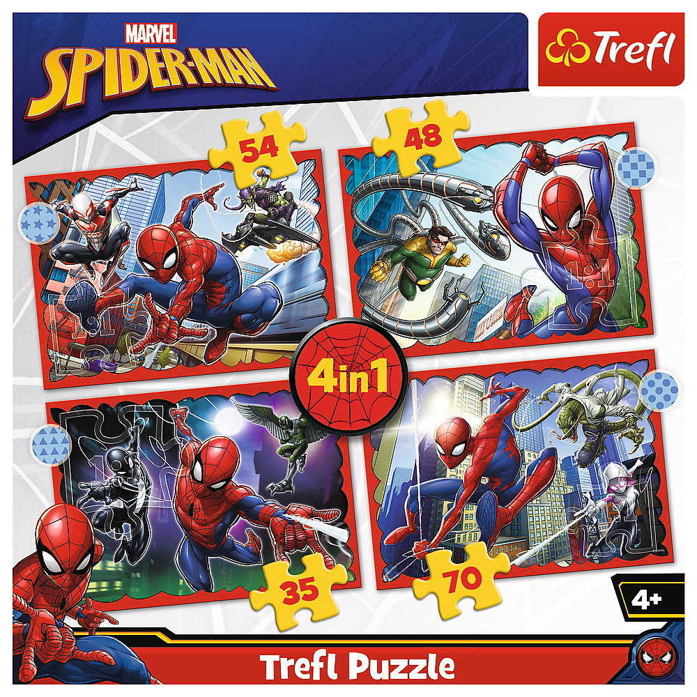PUZZLE TREFL 4IN1 SPIDERMAN - EROUL SPIDERMAN [6]