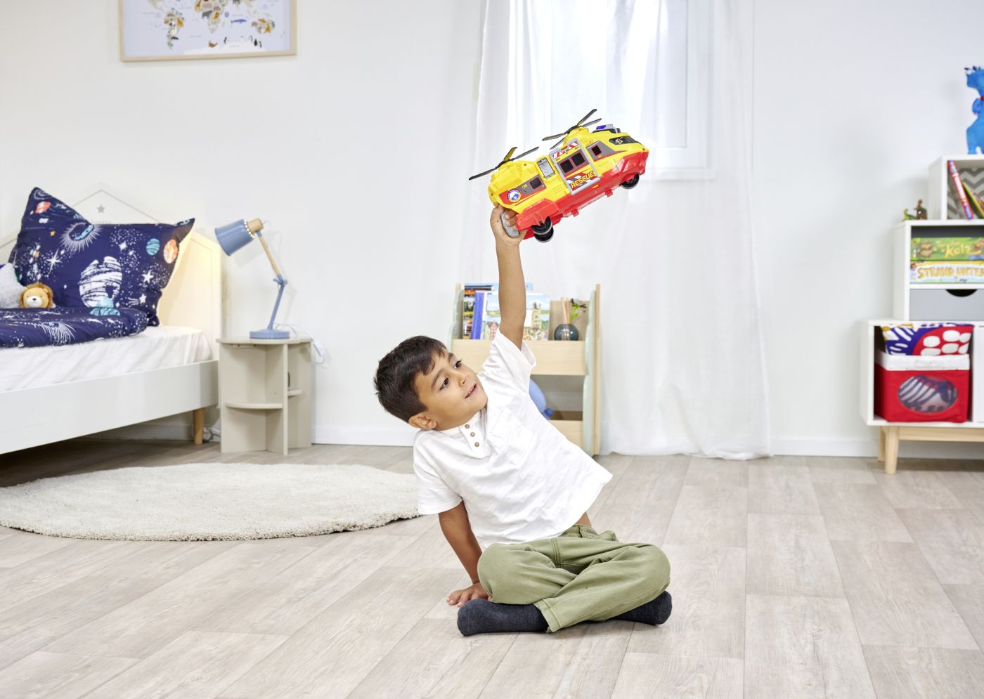 DICKIE ELICOPTER DE SALVARE CU SUNETE SI LUMINI 30CM [6]