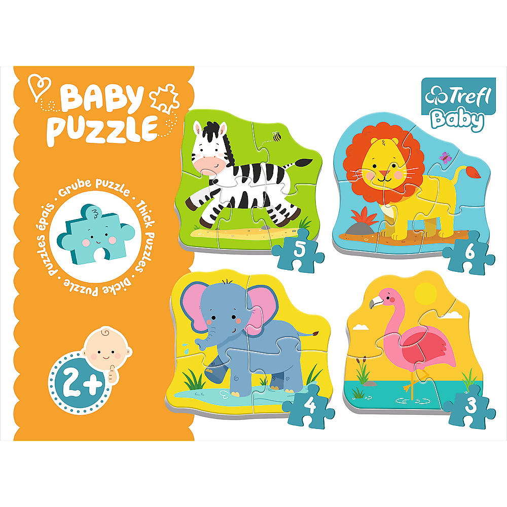 PUZZLE TREFL BABY CLASIC ANIMALE SAFARI 8 PIESE [7]