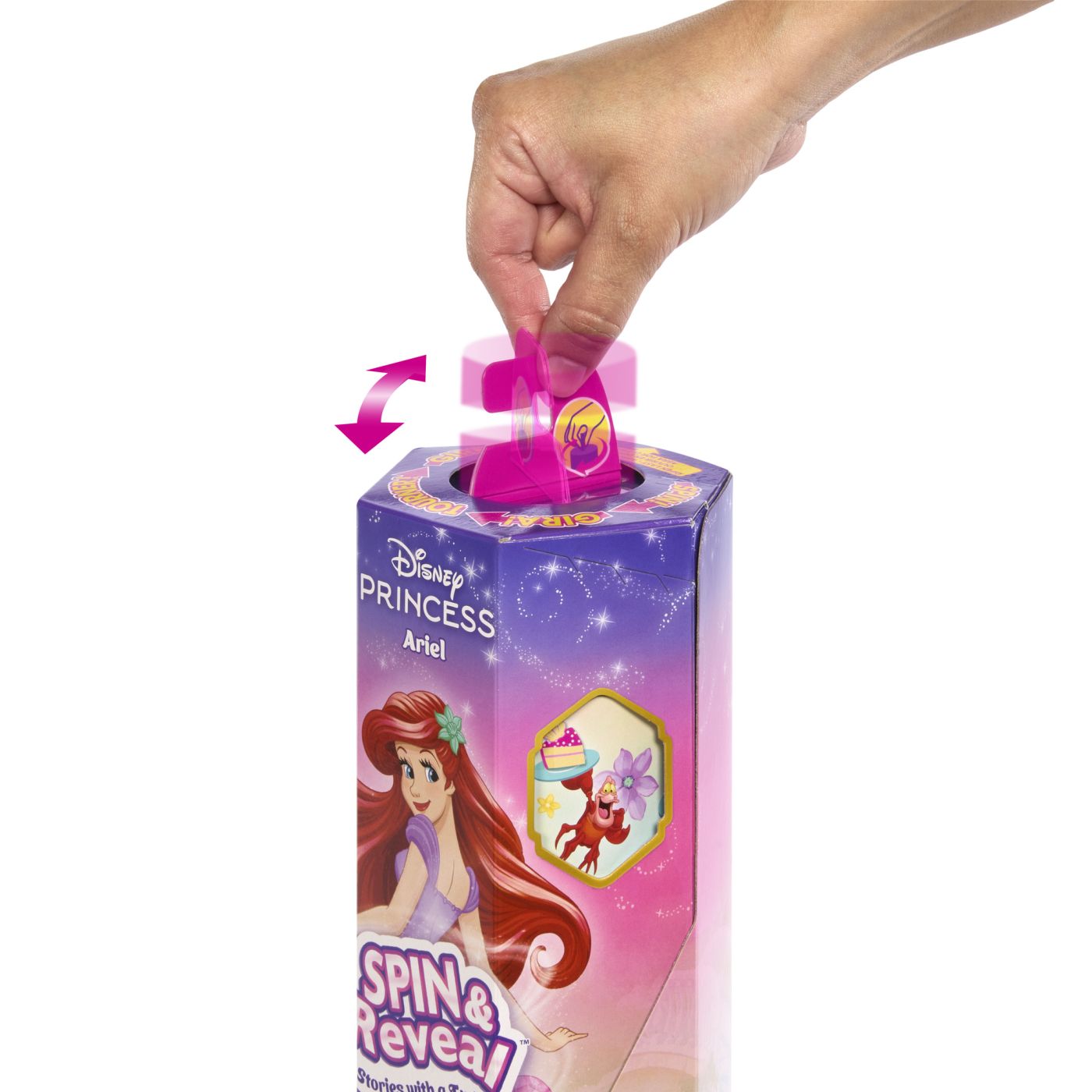 DISNEY PRINCESS SPIN AND REVEAL PAPUSA RAPUNZEL [7]