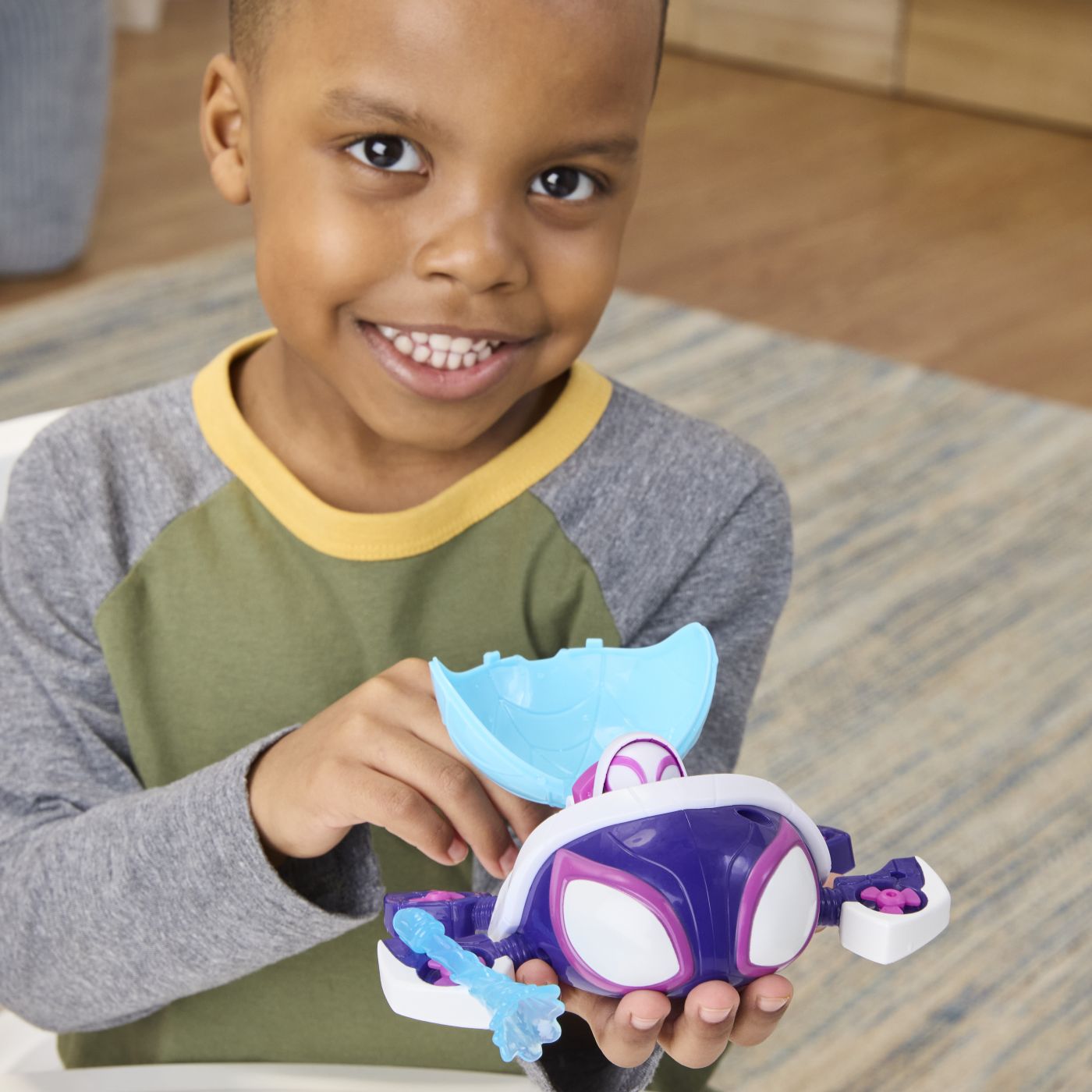 SPIDEY SI PRIETENII LUI UIMITORI MARVEL SET FIGURINA 7.6CM SI SUBMARINUL TESTOASA FANTOMA [7]