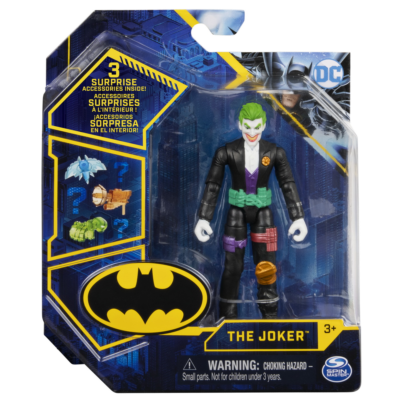 FIGURINA JOKER ARTICULATA 10CM CU 3 ACCESORII SURPRIZA [1]