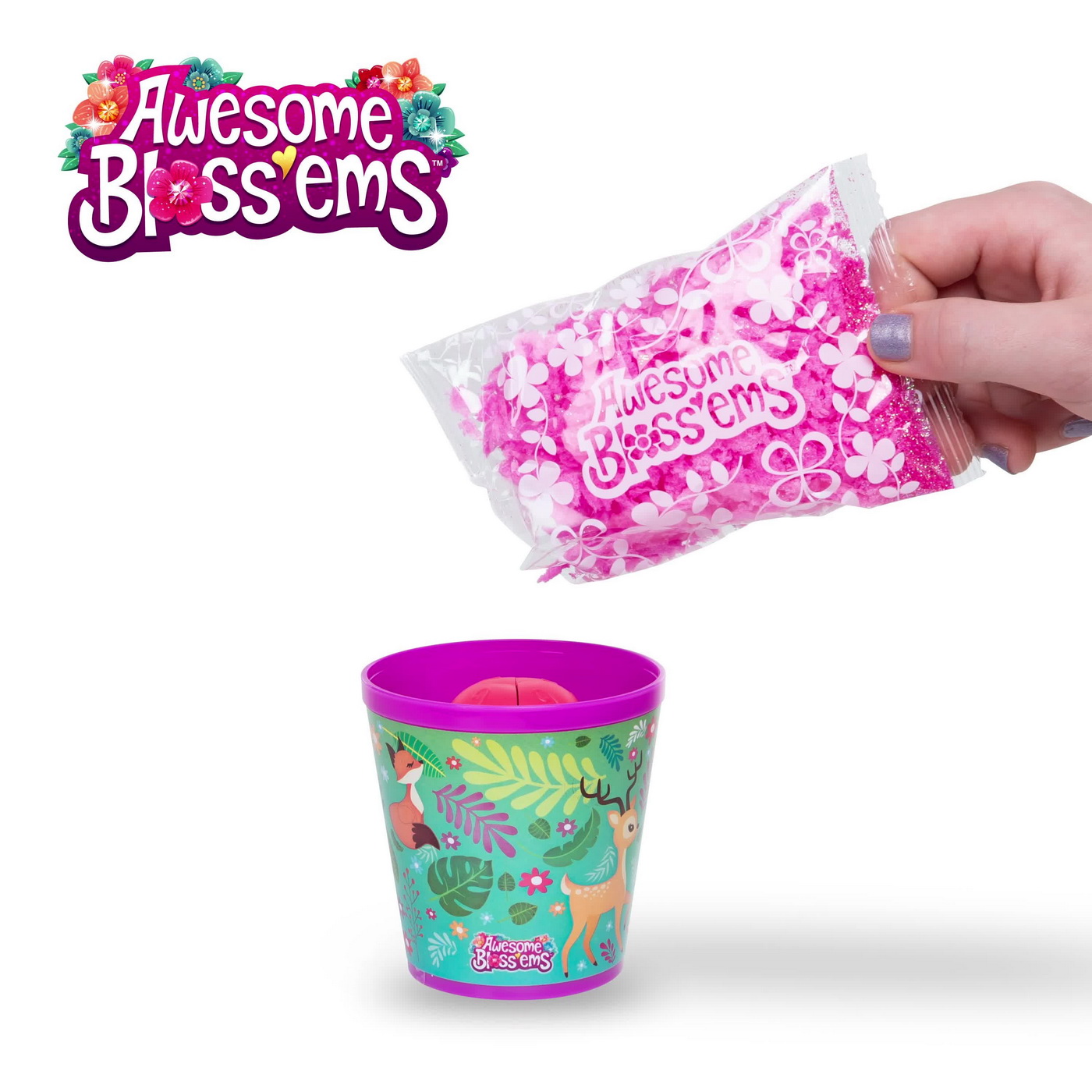 PAPUSI FLORALE AWESAME BLOSSEMS CARE CRESC DIN GHIVECI [8]