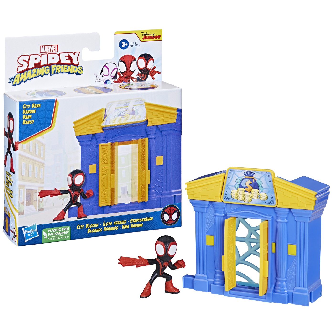 SPIDEY PRIETENII EXTRAORDINARI CITY BLOKS SET DE CONSTRUCTIE BANCA [8]