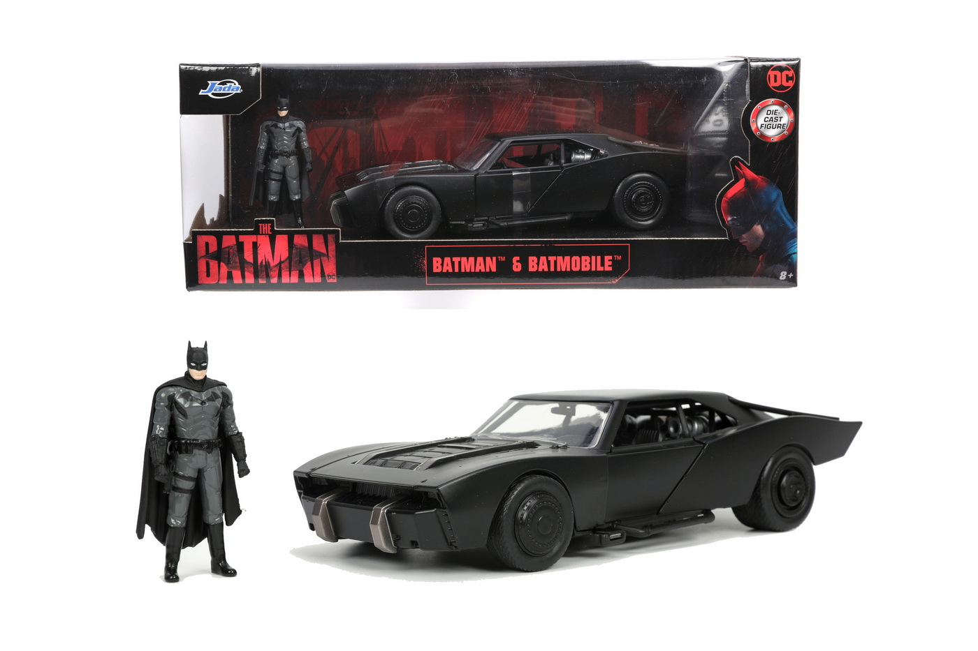 JADA BATMAN MASINUTA DIN METAL BATMOBILE SCARA 1:24 [8]