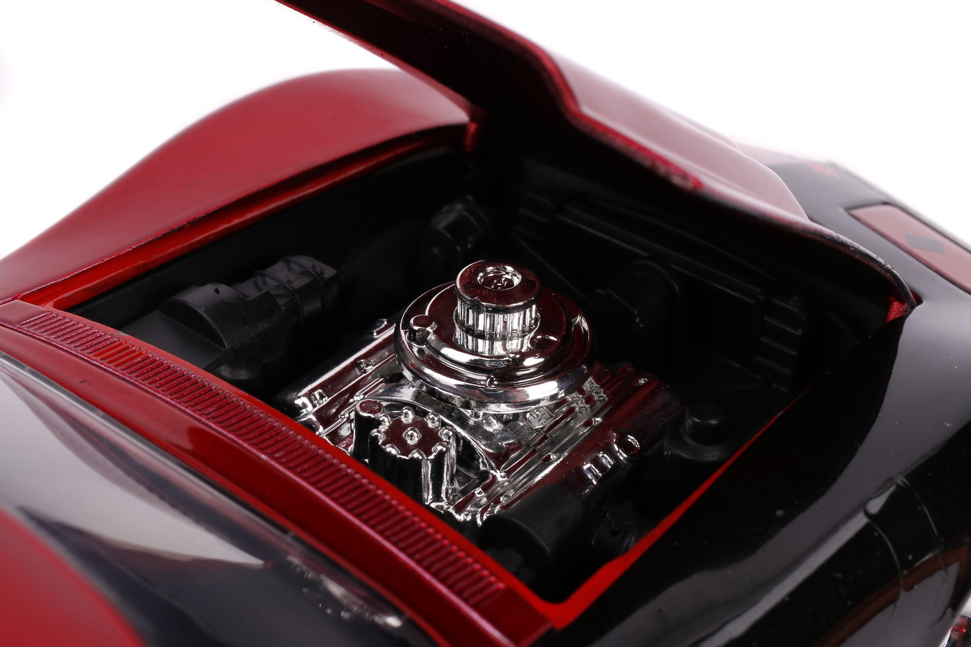 MASINUTA DIN METAL HARLEY QUINN 1969 CHEVY CORVETTE SCARA 1:24 [8]