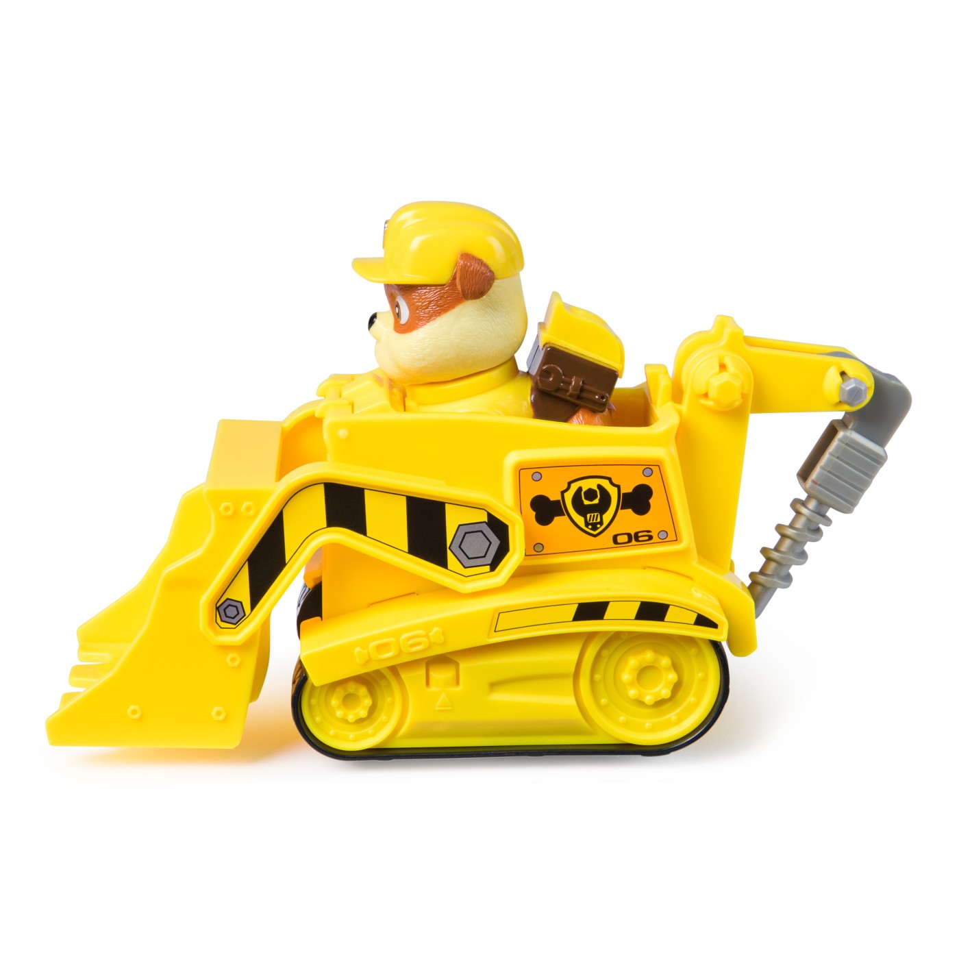 PATRULA CATELUSILOR SET VEHICUL DE BAZA BULDOZER SI FIGURINA RUBBLE [8]