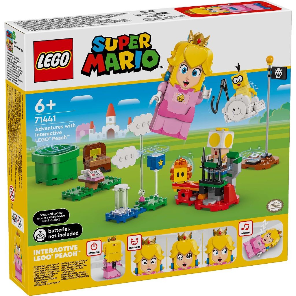 Jocuri educative și de societate - LEGO SUPER MARIO AVENTURI CU PEACH INTERACTIVA 71441