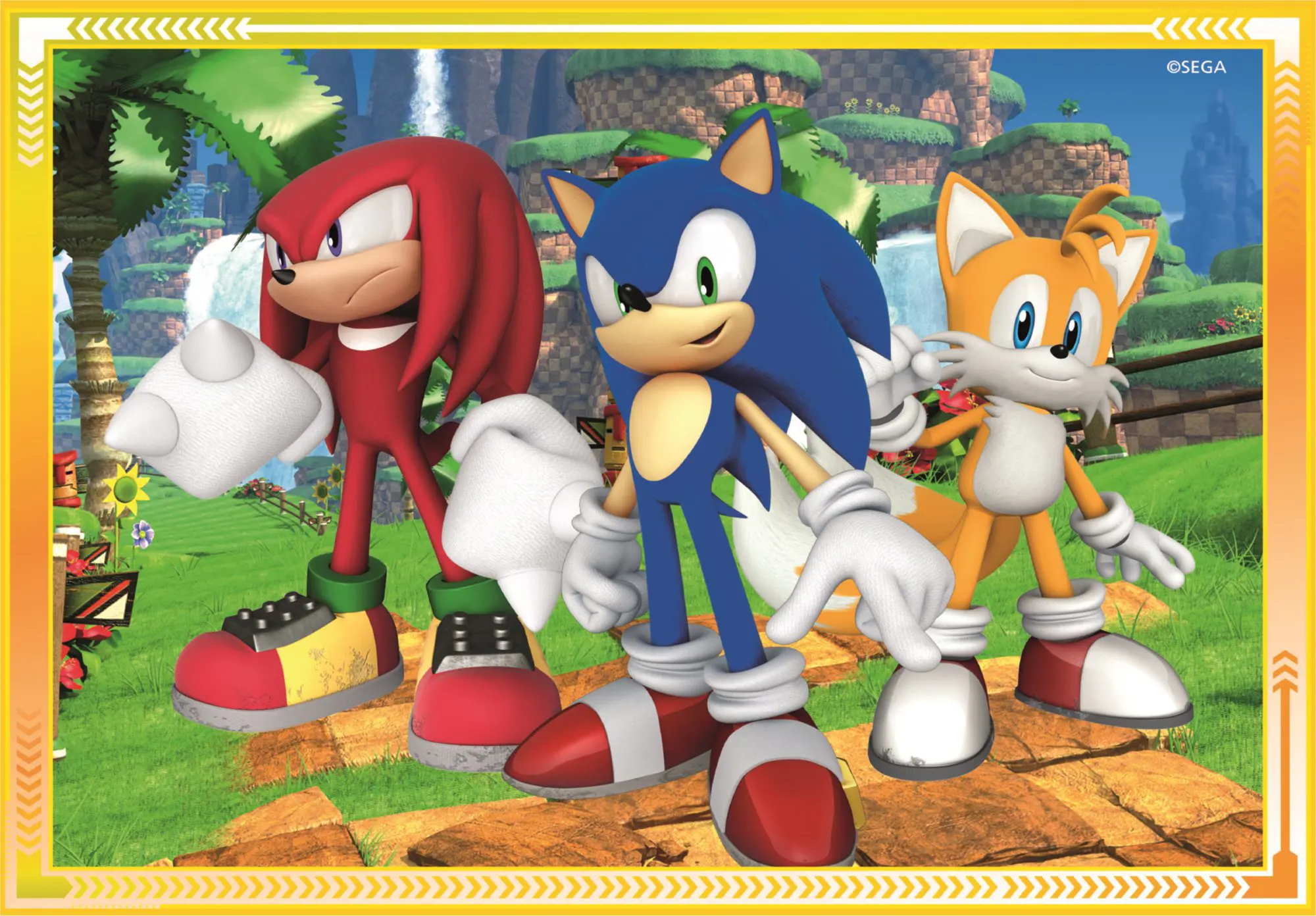 Puzzle Sonic the Hedgehog Set 4 in 1 Clementoni 19 x 14 cm [2]