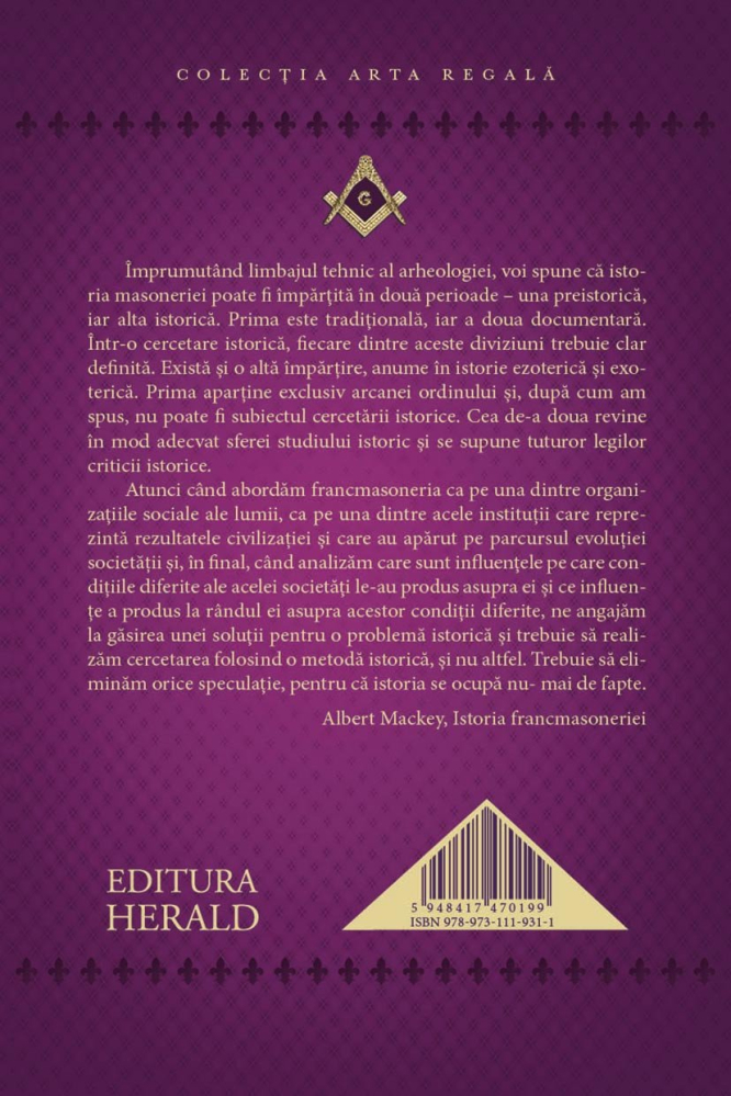 Istoria francmasoneriei - Albert G. Mackey [3]