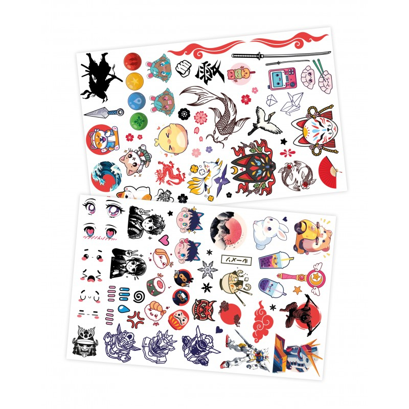 Set 75 de tatuaje temporare Manga [2]