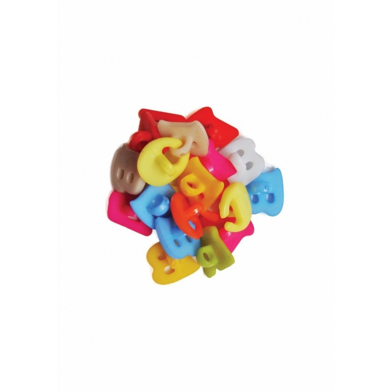 Accesorii creatie nasturi alfabet plastic 30 bucati Colorarte [1]