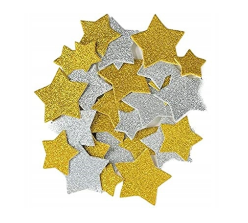 Accesorii creatie colorarte glitter 11.5x7cm 3 buc /set [2]