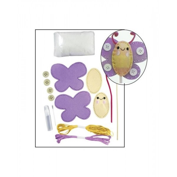 Set accesorii creatie fetru fluture 14 cm [1]