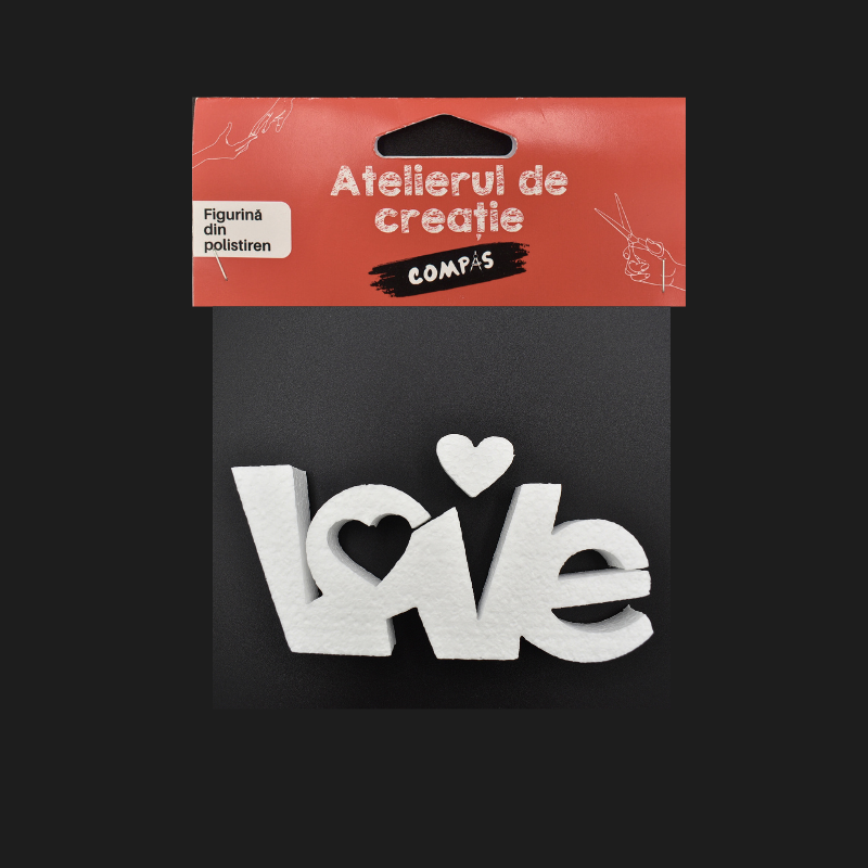 Accesorii craft  love polistiren 15x7cm [1]