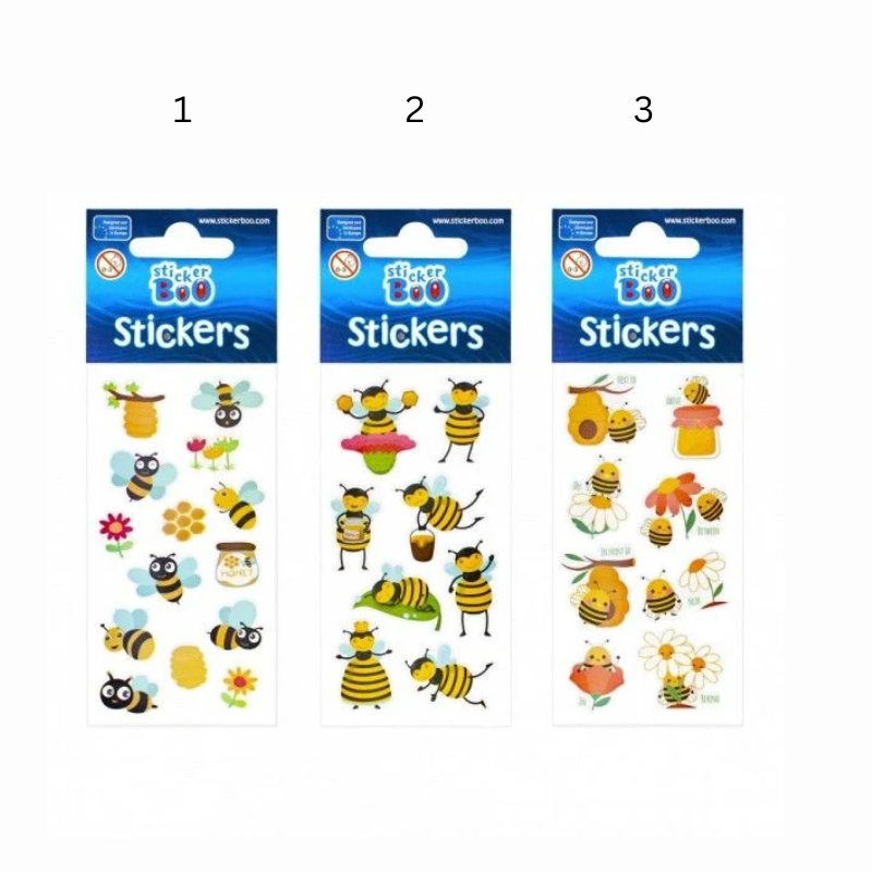 Accesorii creatie sticker albinute 7x18cm 8 buc /set modele diferite [2]