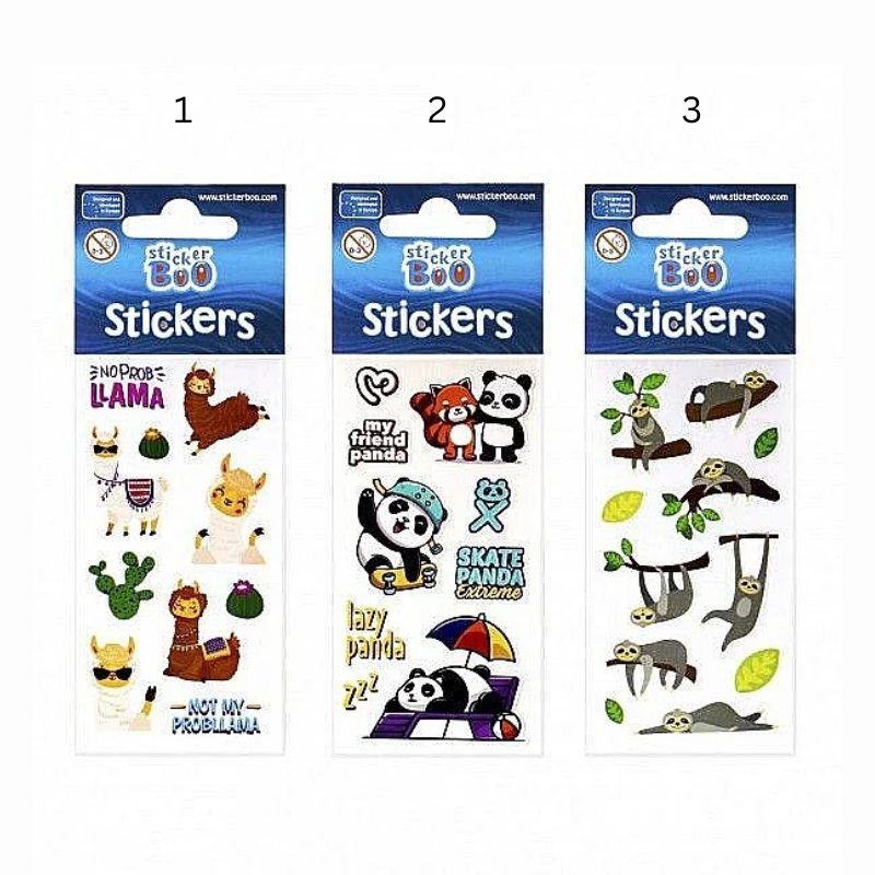 Accesorii creatie sticker lenes /lama /panda 7x18 cm Sticker Boo [2]