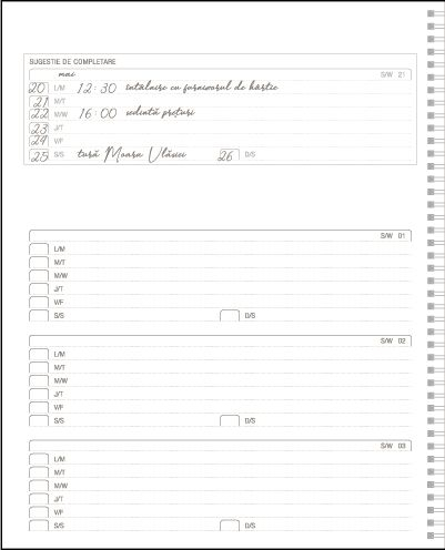 Agenda nedatata A4 Premier Ego 20.5 x 26 cm 208 pagini albastru [2]