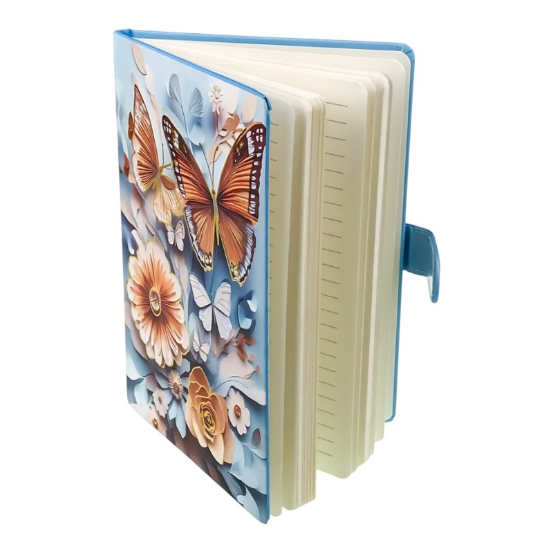 Agenda coperta plastic 15x21 cm Fluture [2]