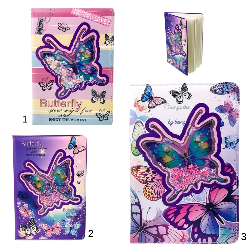 Agenda cu fluturi 14x21 cm [2]