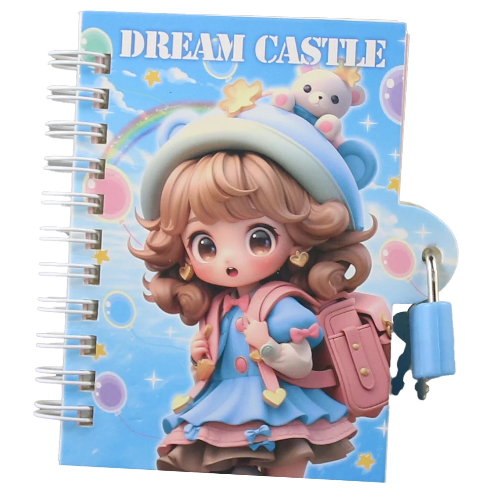 Agenda cu lacat 10x11 cm Dream Castle diferite modele [3]