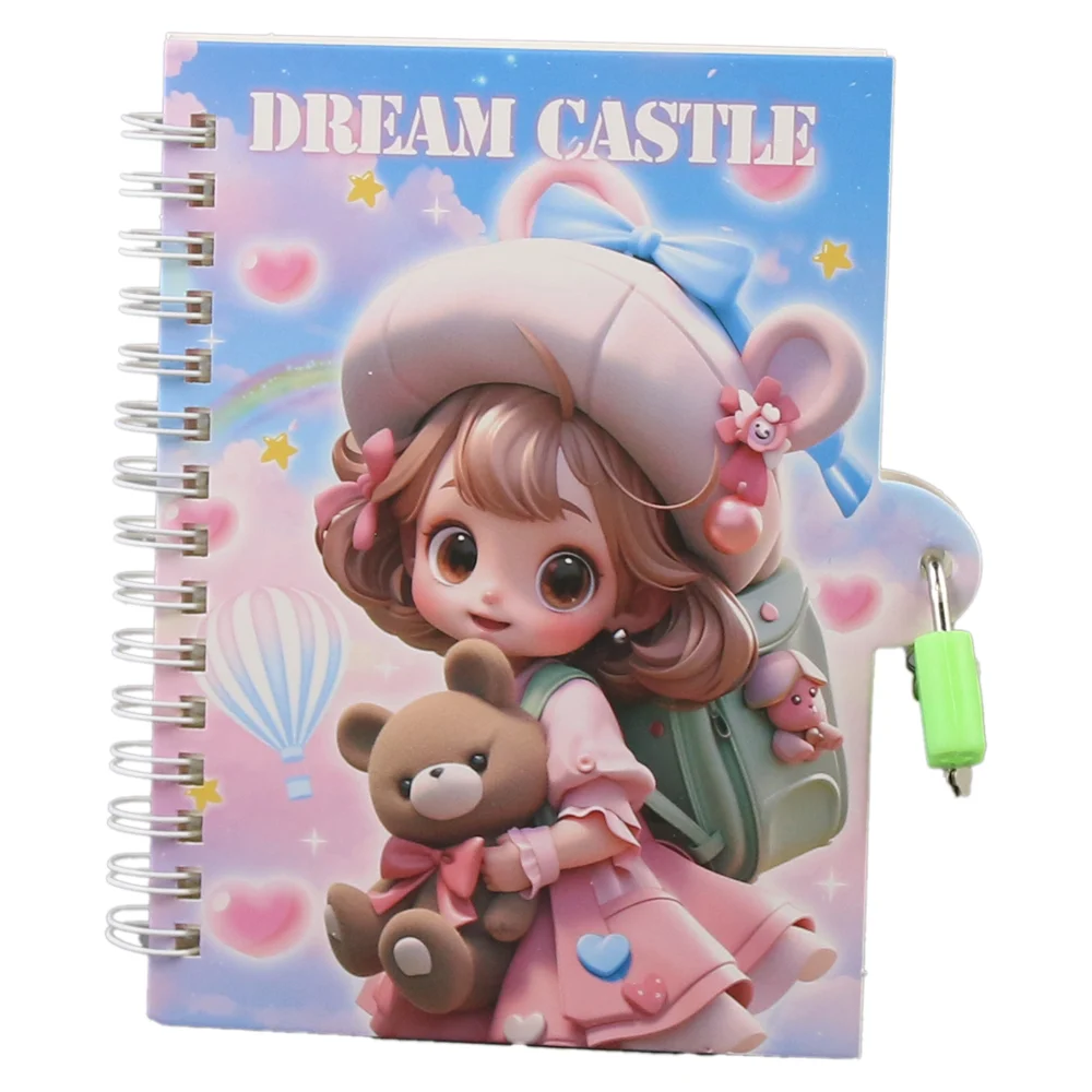 Agenda cu lacat 12x14.5 cm Dream Castle [2]